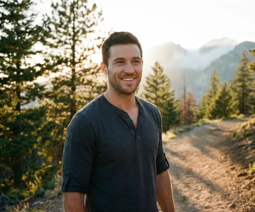 AI-generated Tinder dating profile photo