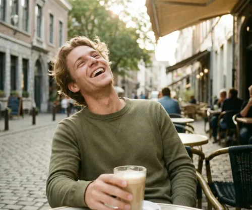 AI-generated Hinge dating profile photo