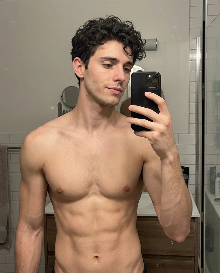 Bathroom Mirror Selfie